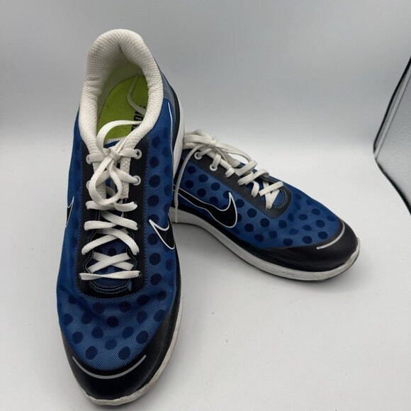 NIKE Lunarswift 2 Shoe Blue Spark Men’s 11.5 Sneaker Polka Dot 443840-400 main image 10